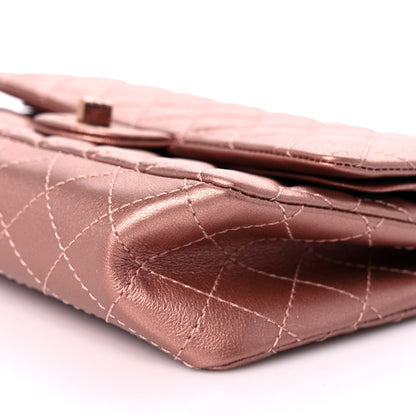 Chanel Metallic Grained Calfskin Quilted 2.55 Reissue 225 Flap Copper Pink 9 of 11