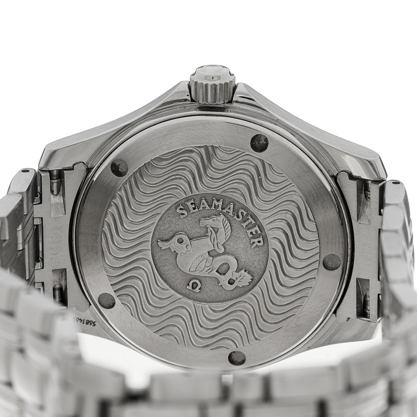 Stainless Steel 36mm Seamaster 120M Quartz Watch Blue 2511.81