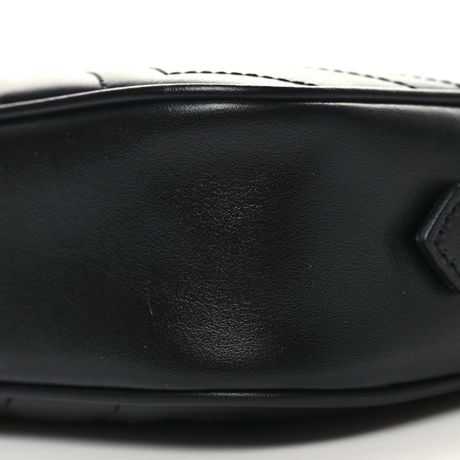 Gucci Calfskin Matelasse Mini GG Marmont Chain Shoulder Bag Black 10 of 10