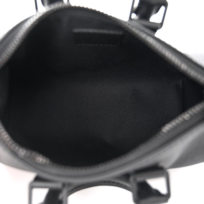 Louis Vuitton Taurillon Keepall Bandouliere 25 Black 5 of 9