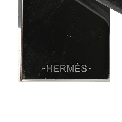 Hermes Palladium Swift O'Kelly Earrings Black 4 of 5
