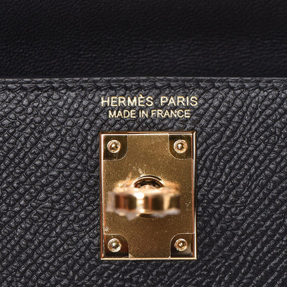 Hermes Epsom Mini Kelly Sellier 20 Black 8 of 27