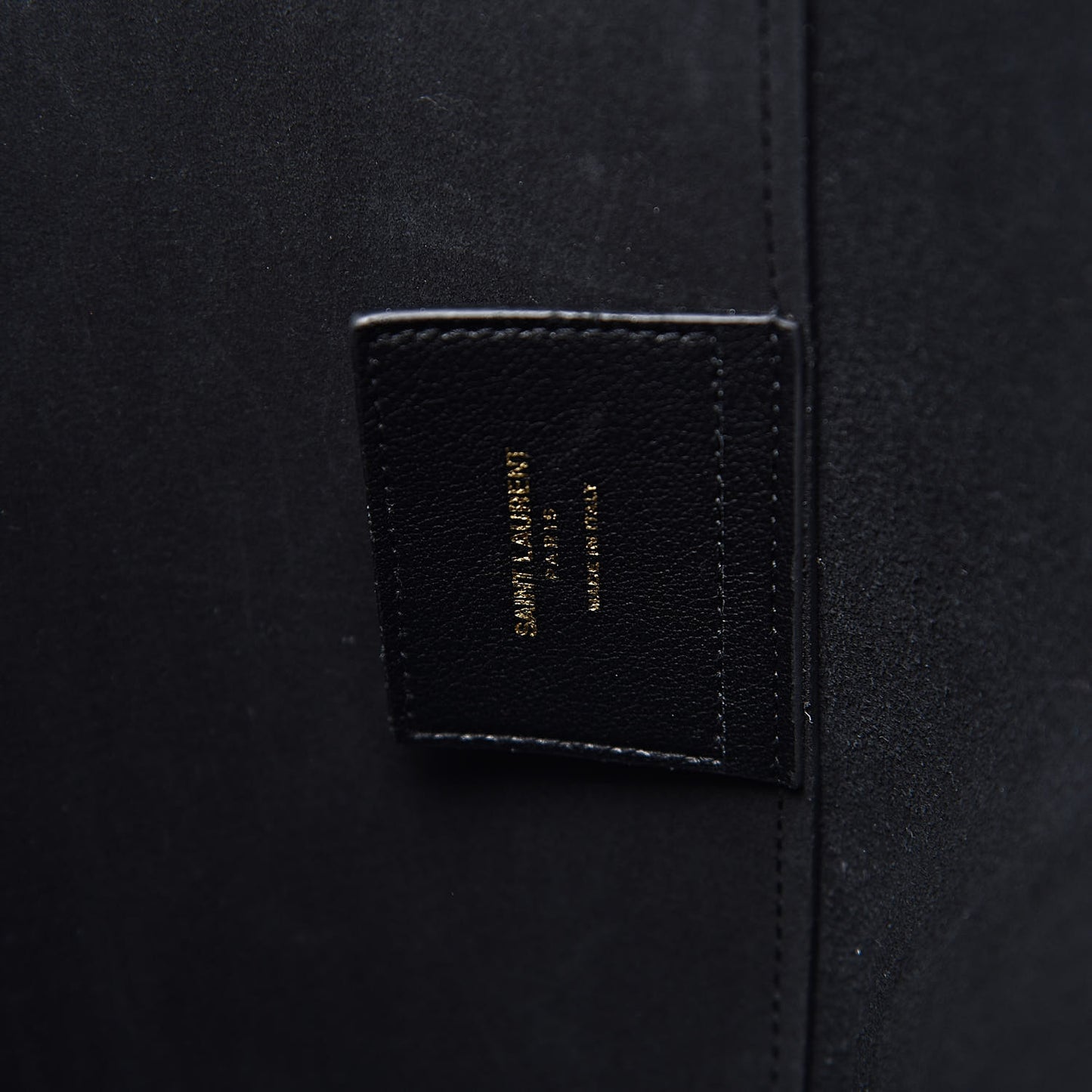 Calfskin Large Shopping Tote Black