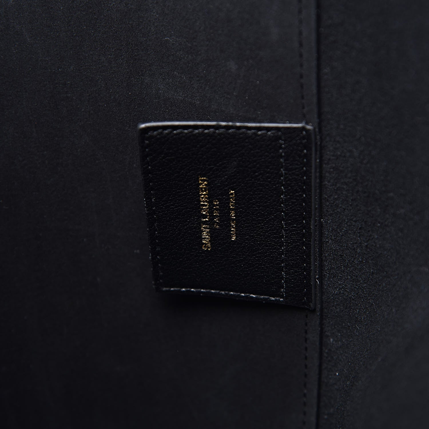 Saint Laurent Calfskin Large Shopping Tote Black 7 of 10
