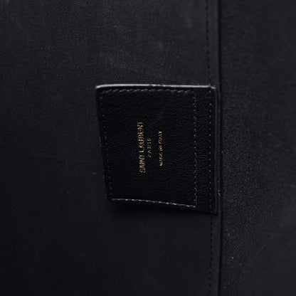 Saint Laurent Calfskin Large Shopping Tote Black 7 of 10