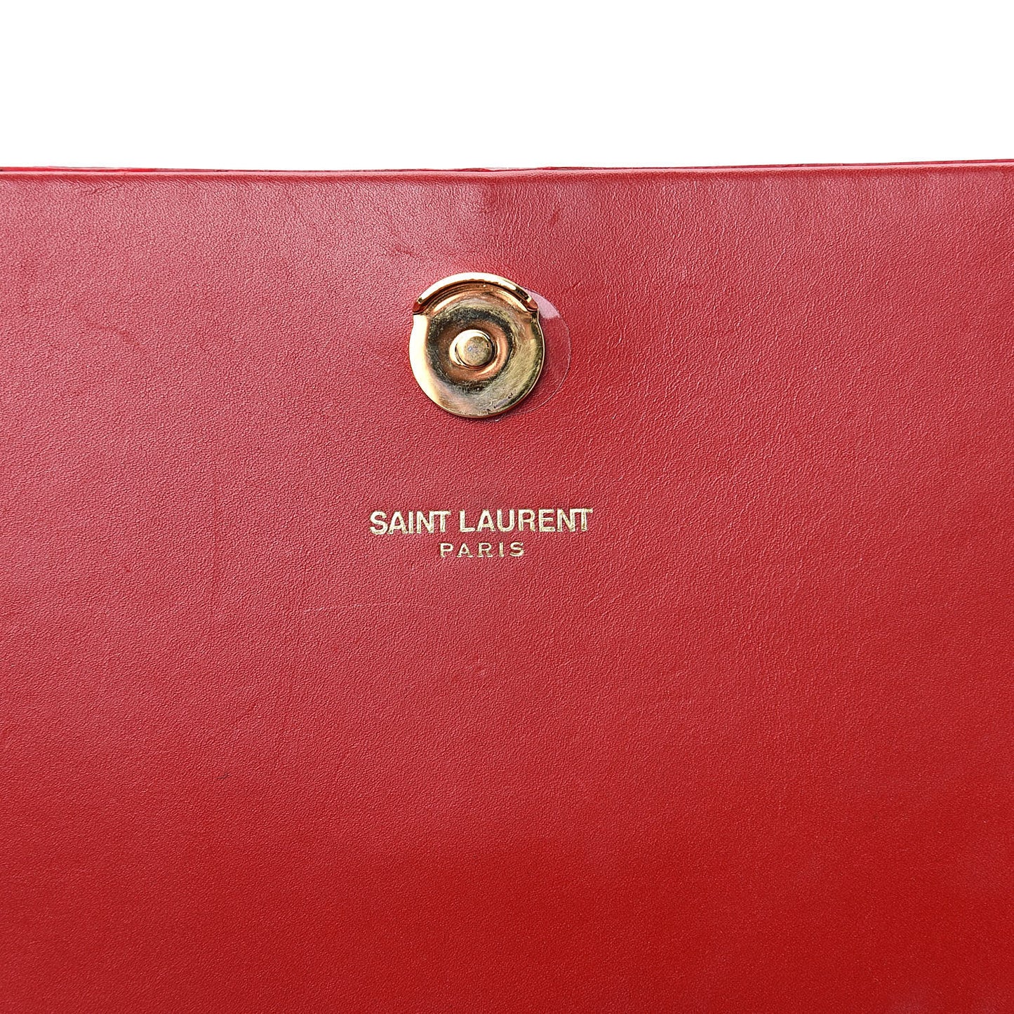 Smooth Calfskin Medium Classic Monogram Kate Tassel Satchel Lipstick Red