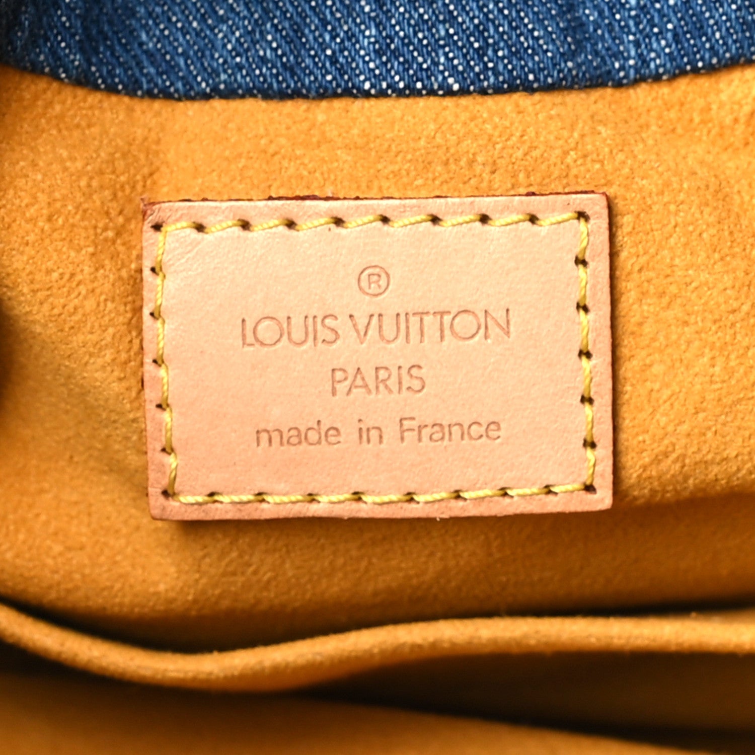 Louis Vuitton Monogram Denim Pleaty Blue 6 of 8