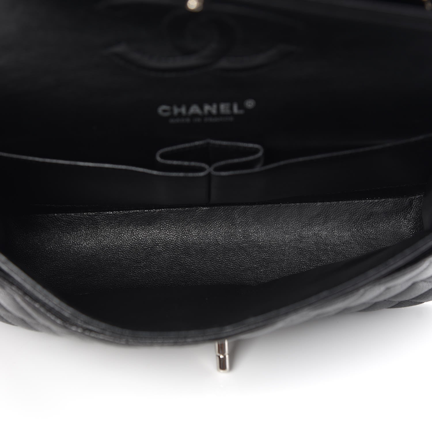 Chanel Caviar Quilted Medium Double Flap Black 7 of 10