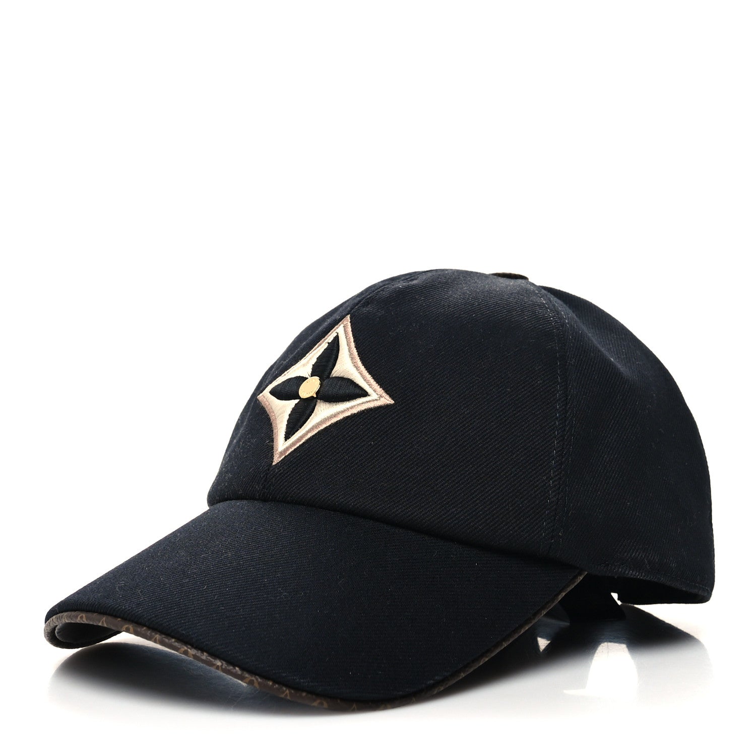 Louis Vuitton Monogram Jacquard Embroidered Day Cap L Black 1 of 8