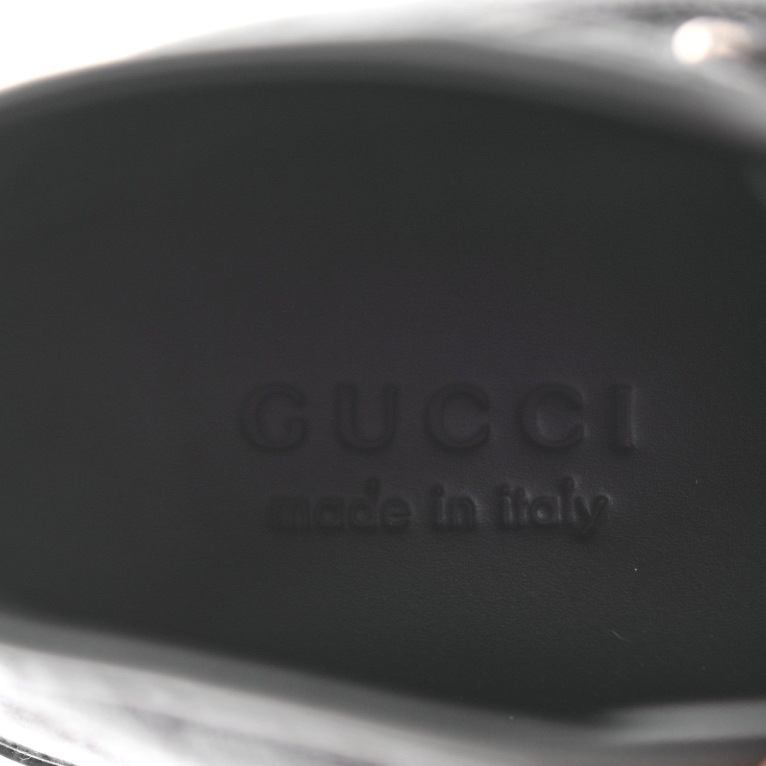 Gucci Monogram Mens High Top Sneakers 8 Black 7 of 9