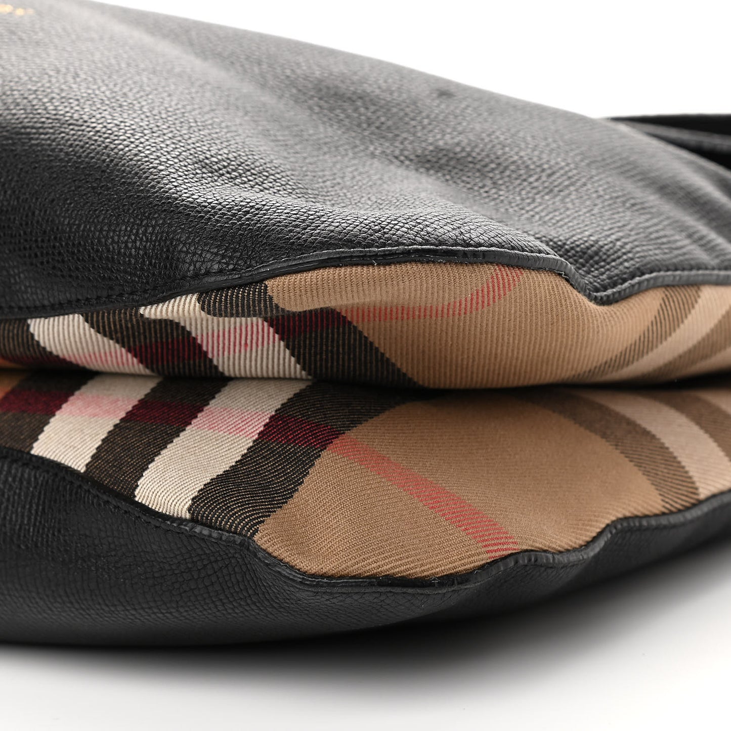 Derby Calfskin House Check Cornwall Hobo Black