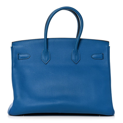 Hermes Epsom Birkin 35 Mykonos 4 of 39