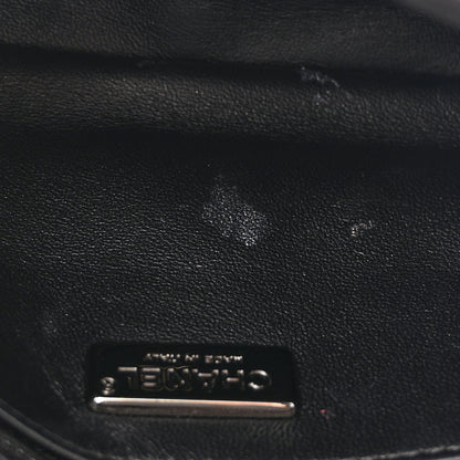 Chanel Sequin Mini Rectangular Flap Black Silver 11 of 13