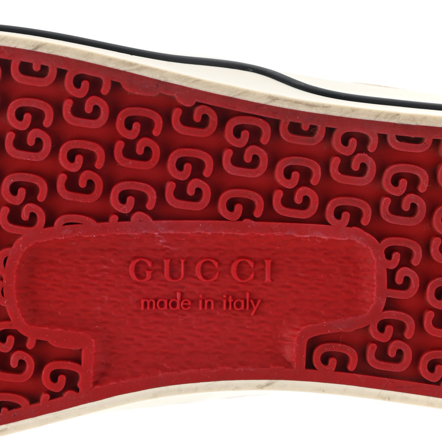 Gucci GG Monogram Womens 1977 Tennis Slip On 30mm Sneakers 39 Beige Ebony Mystic White 6 of 11