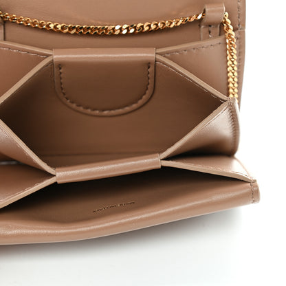 Burberry Calfskin Monogram Jessie Chain Card Case Beige 4 of 4