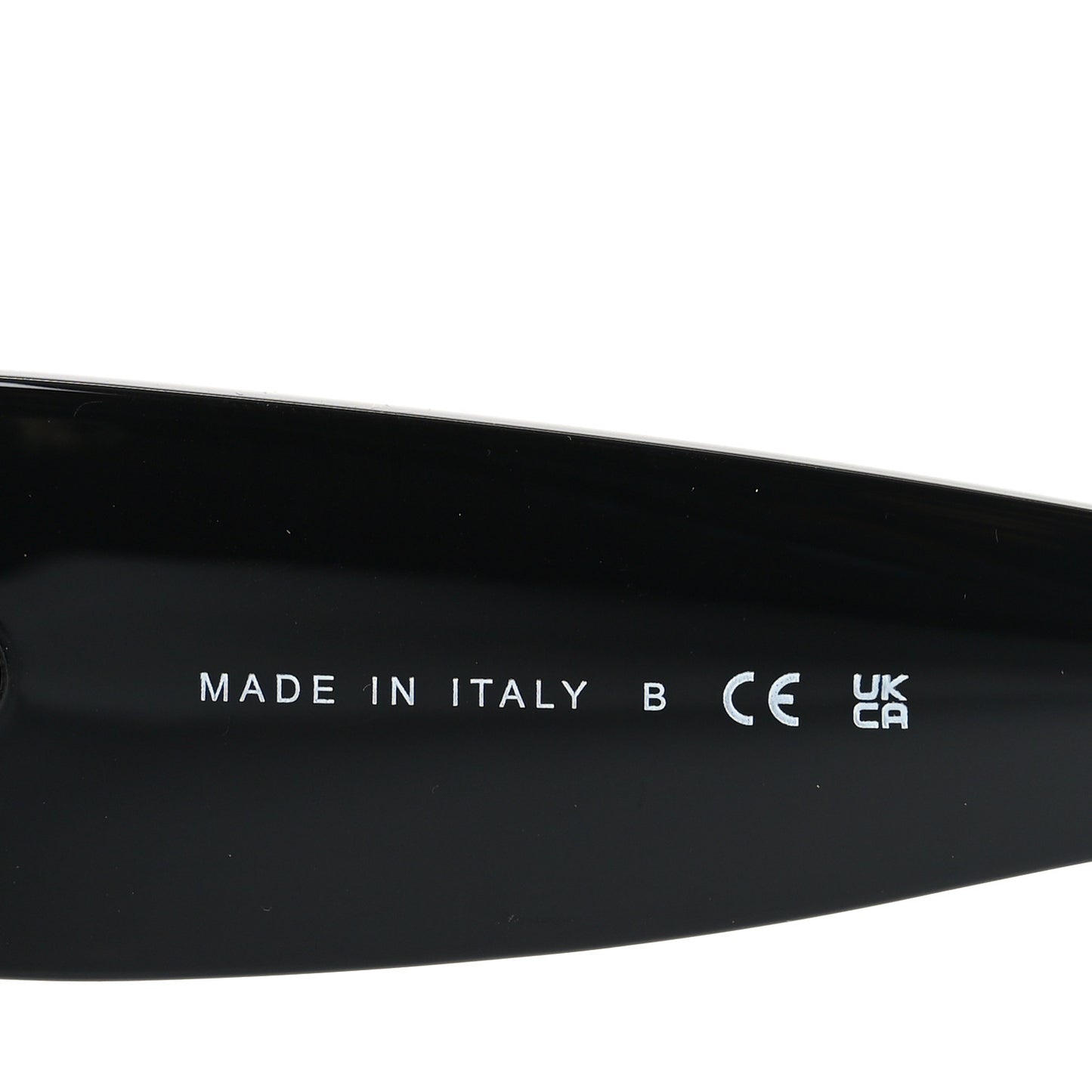 Acetate Rectangle Sunglasses 5435-A Black
