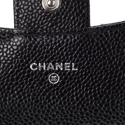 Chanel Caviar Quilted Flap Card Holder Black 6 of 9