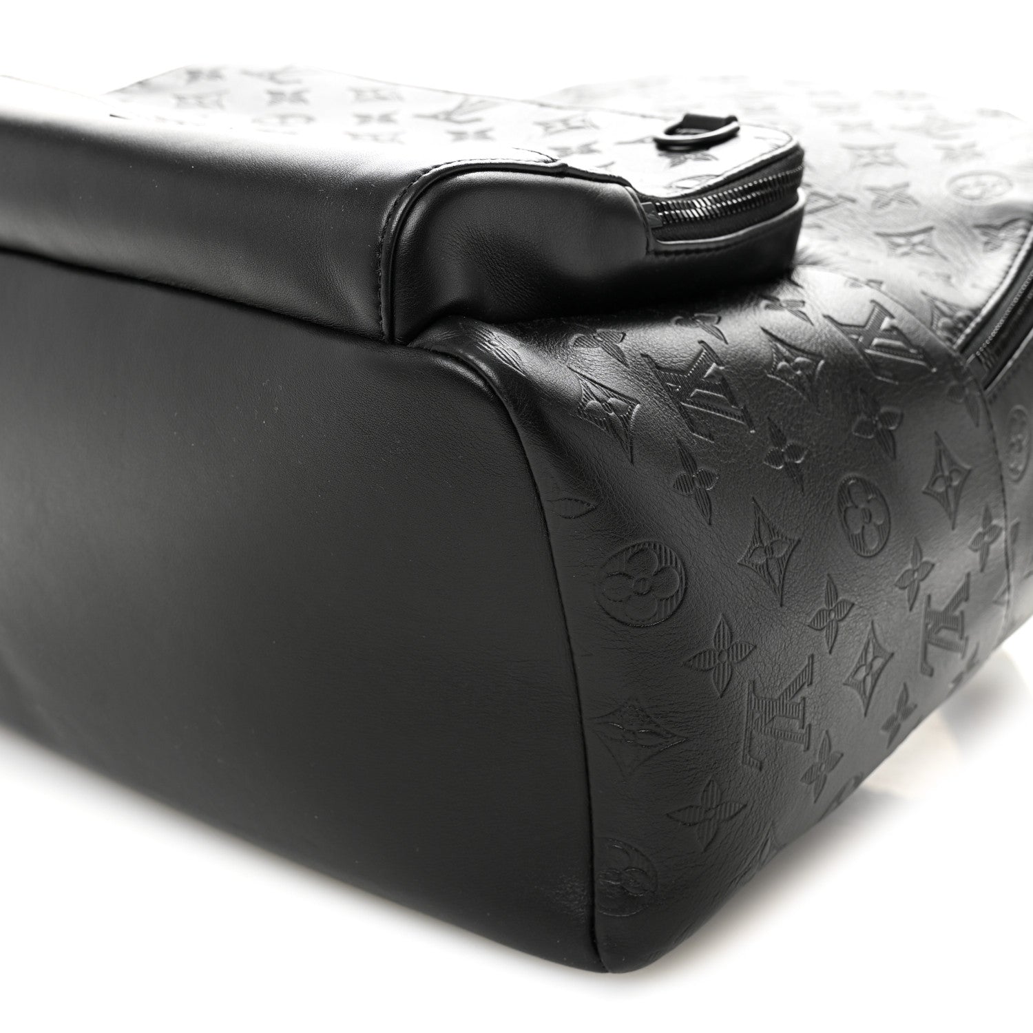 Louis Vuitton Calfskin Monogram Shadow Racer Backpack Black 9 of 9