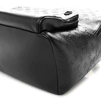Louis Vuitton Calfskin Monogram Shadow Racer Backpack Black 9 of 9