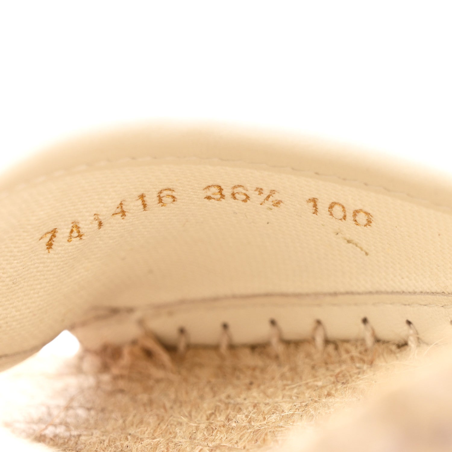 Gucci GG Raffia Monogram Ankle Wrap Platform Espadrille Wedge Sandals 36.5 Beige 8 of 9