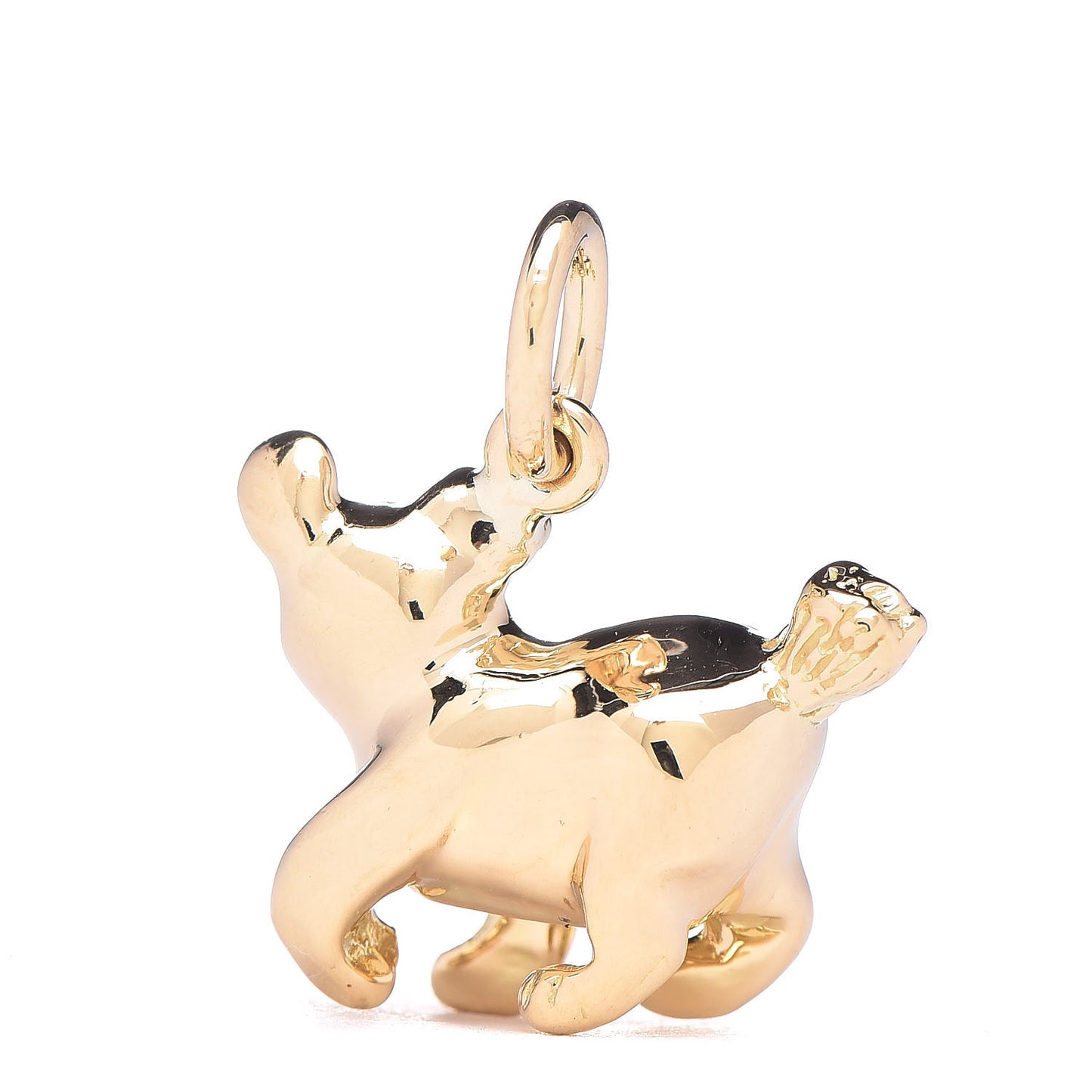 18K Yellow Gold Diamond Paloma Picasso Chinese Zodiac Dog Charm