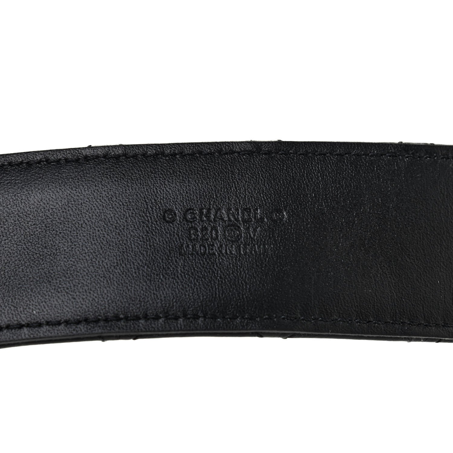 Chanel Calfskin Quilted CC Chain Belt 75 Black 4 of 7