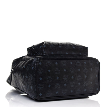 MCM Visetos Medium Stark Backpack Black 4 of 12