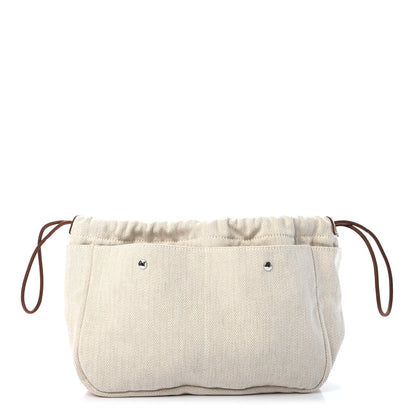 Hermes Canvas Barenia Fourbi 20 PM Pouch Naturel Fauve 1 of 9