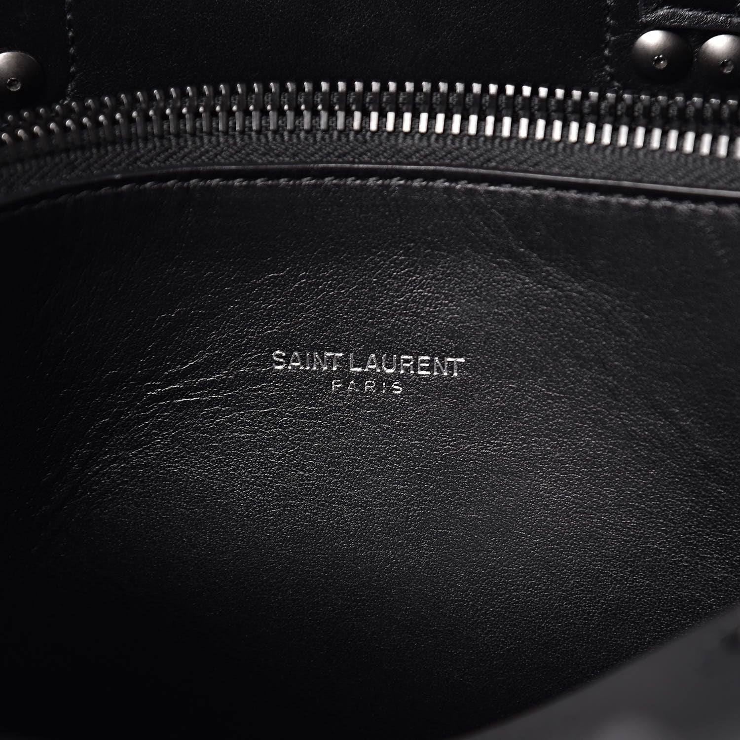 Saint Laurent Grained Calfskin Baby Sac De Jour Black 7 of 12