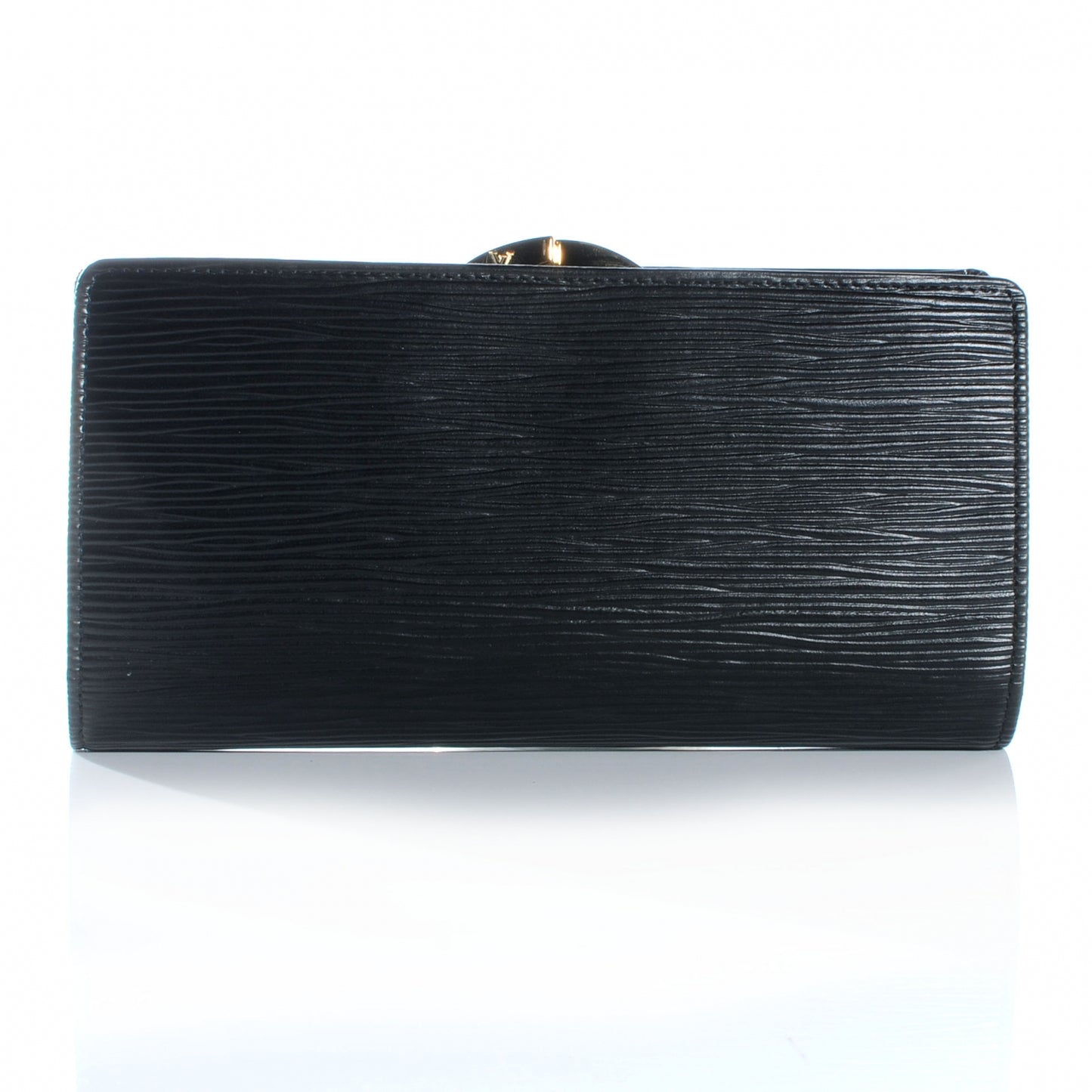Epi Continental French Purse Wallet Black