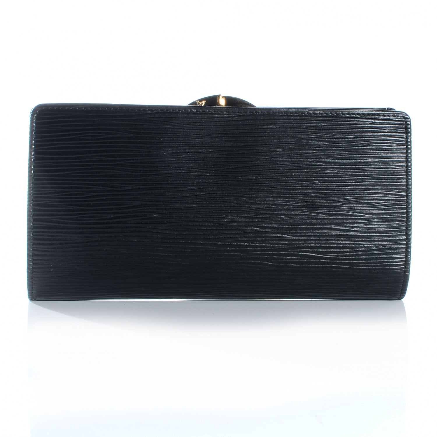 Louis Vuitton Epi Continental French Purse Wallet Black 7 of 9