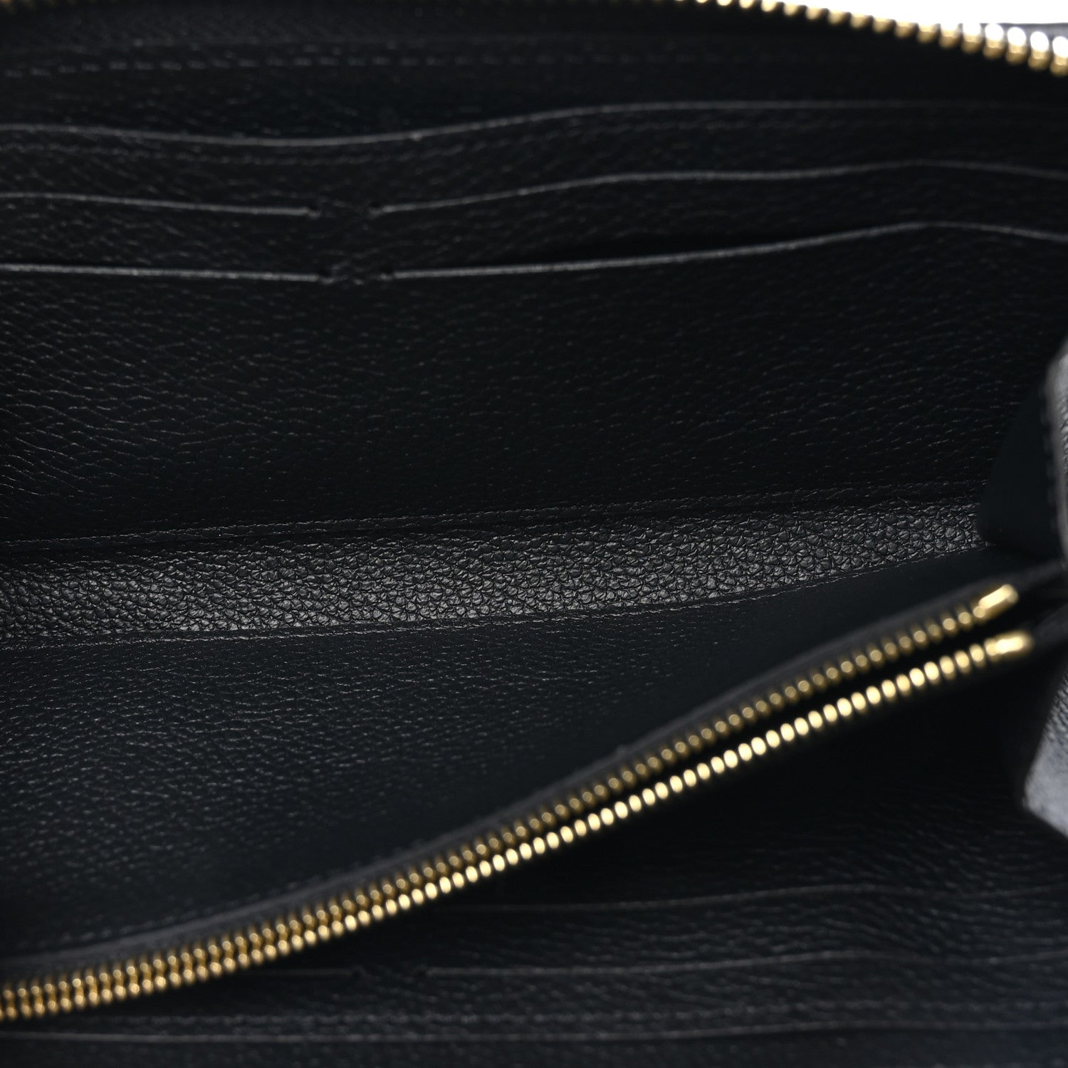 Louis Vuitton Empreinte Monogram Giant Clemence Wallet Black Beige 6 of 8