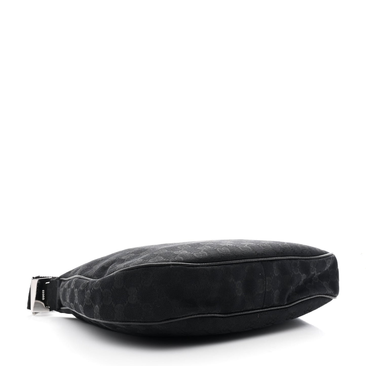Monogram Medium Half Moon Hobo Black