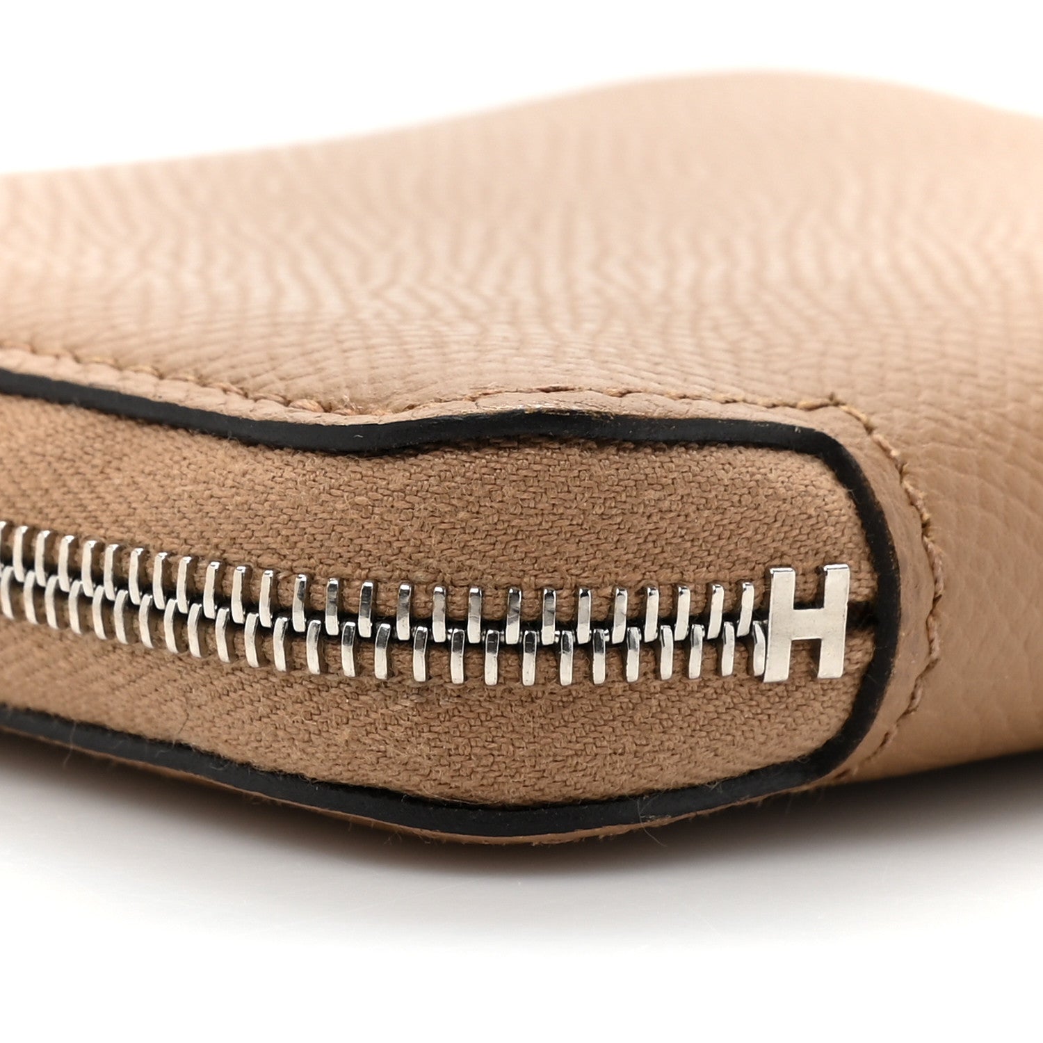 Hermes Epsom Silk'in Compact Wallet Chai 10 of 11