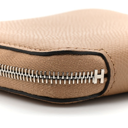 Hermes Epsom Silk'in Compact Wallet Chai 10 of 11