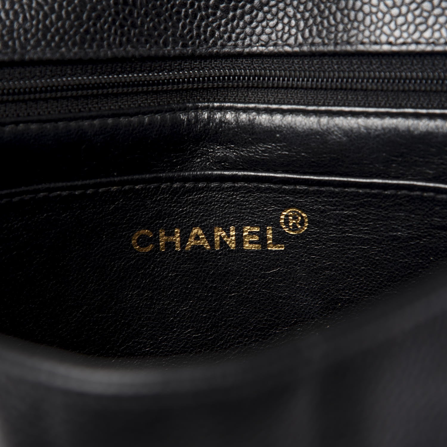 Chanel Caviar Vertical Quilt Small Single Flap Black 5 of 8