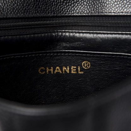 Chanel Caviar Vertical Quilt Small Single Flap Black 5 of 8