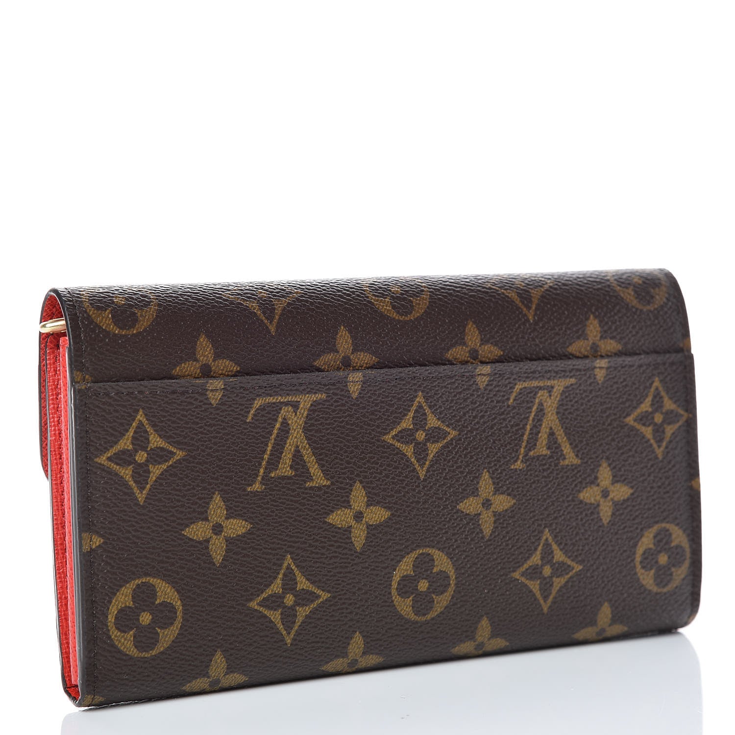Louis Vuitton Monogram Sarah Wallet NM Coquelicot 3 of 11