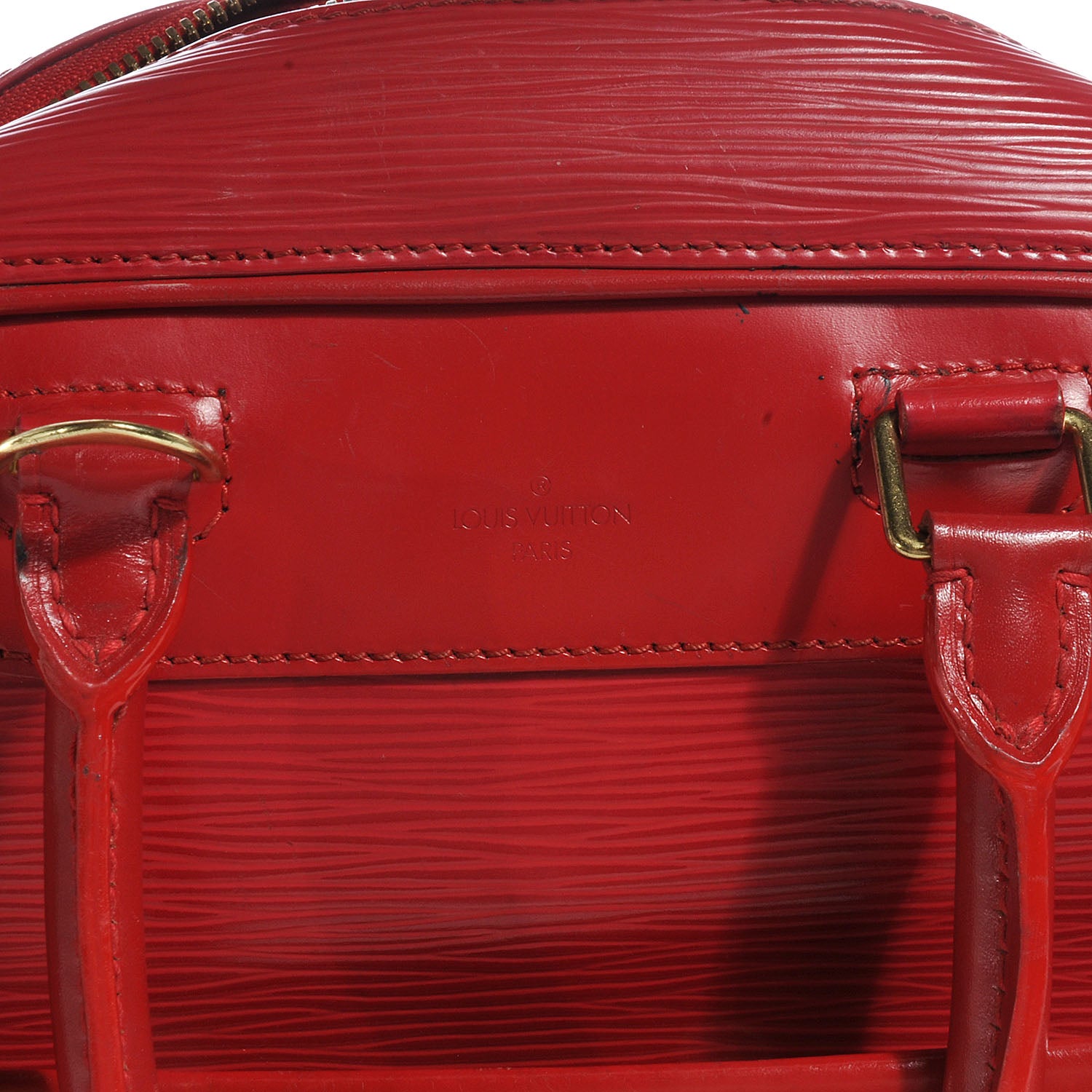 Louis Vuitton Epi Deauville Red 10 of 10