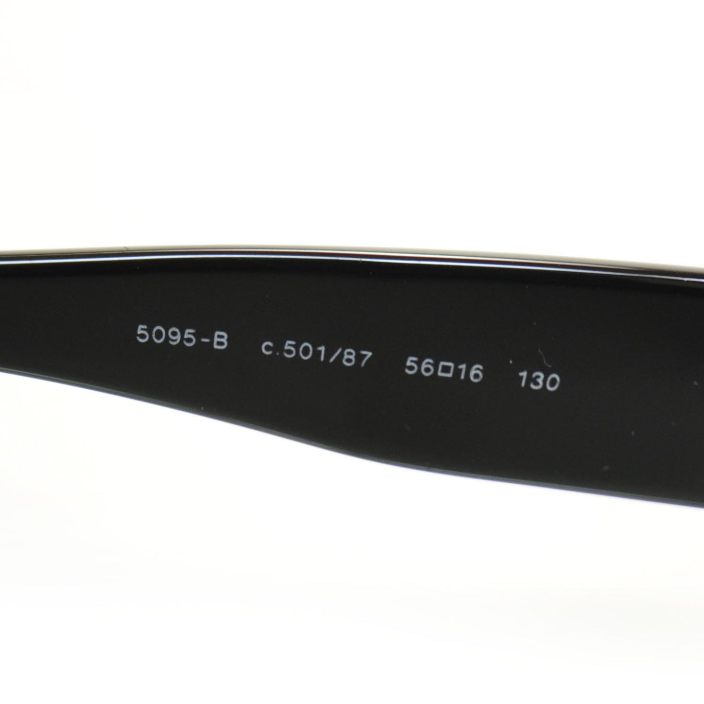Crystal CC Logo Sunglasses 5095 B Black