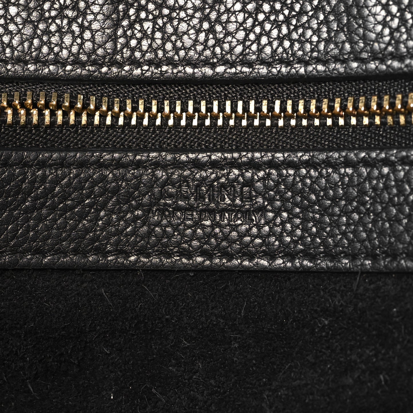 Soft Grained Calfskin Small Belt Cabas Phantom Black