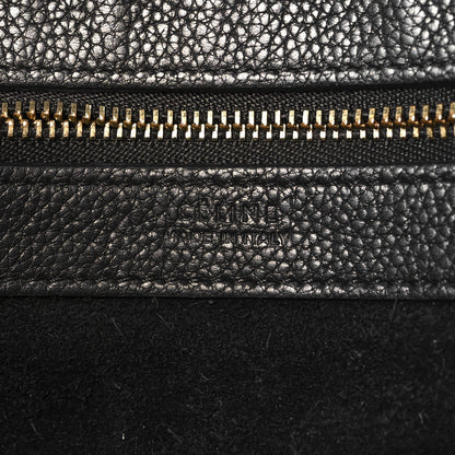 Celine Soft Grained Calfskin Small Belt Cabas Phantom Black 7 of 12