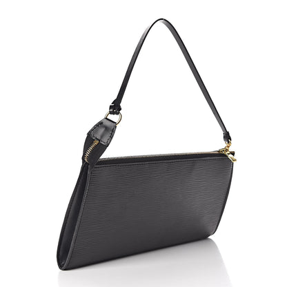 Louis Vuitton Epi Pochette Accessories 24 Black 3 of 9
