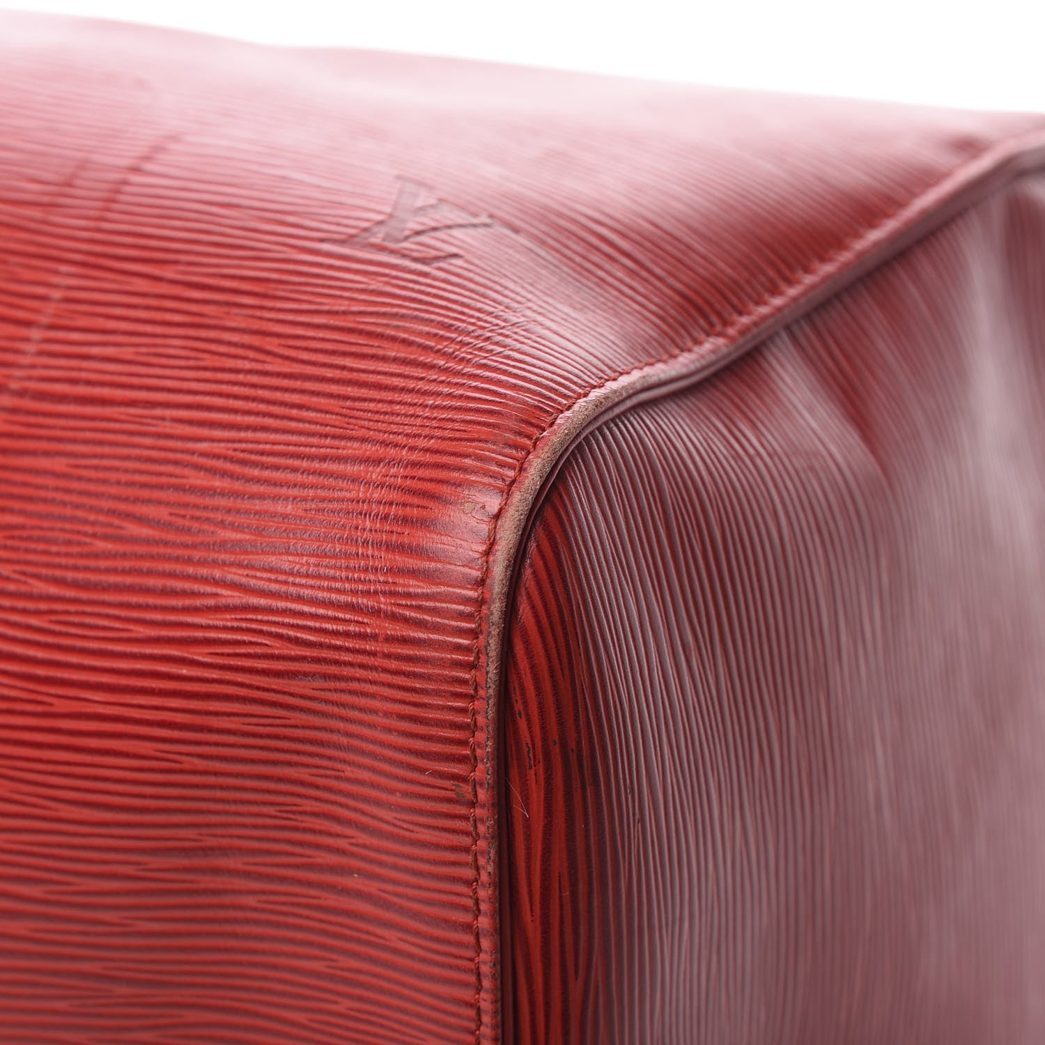 Louis Vuitton Epi Keepall 50 Castillan Red 9 of 19