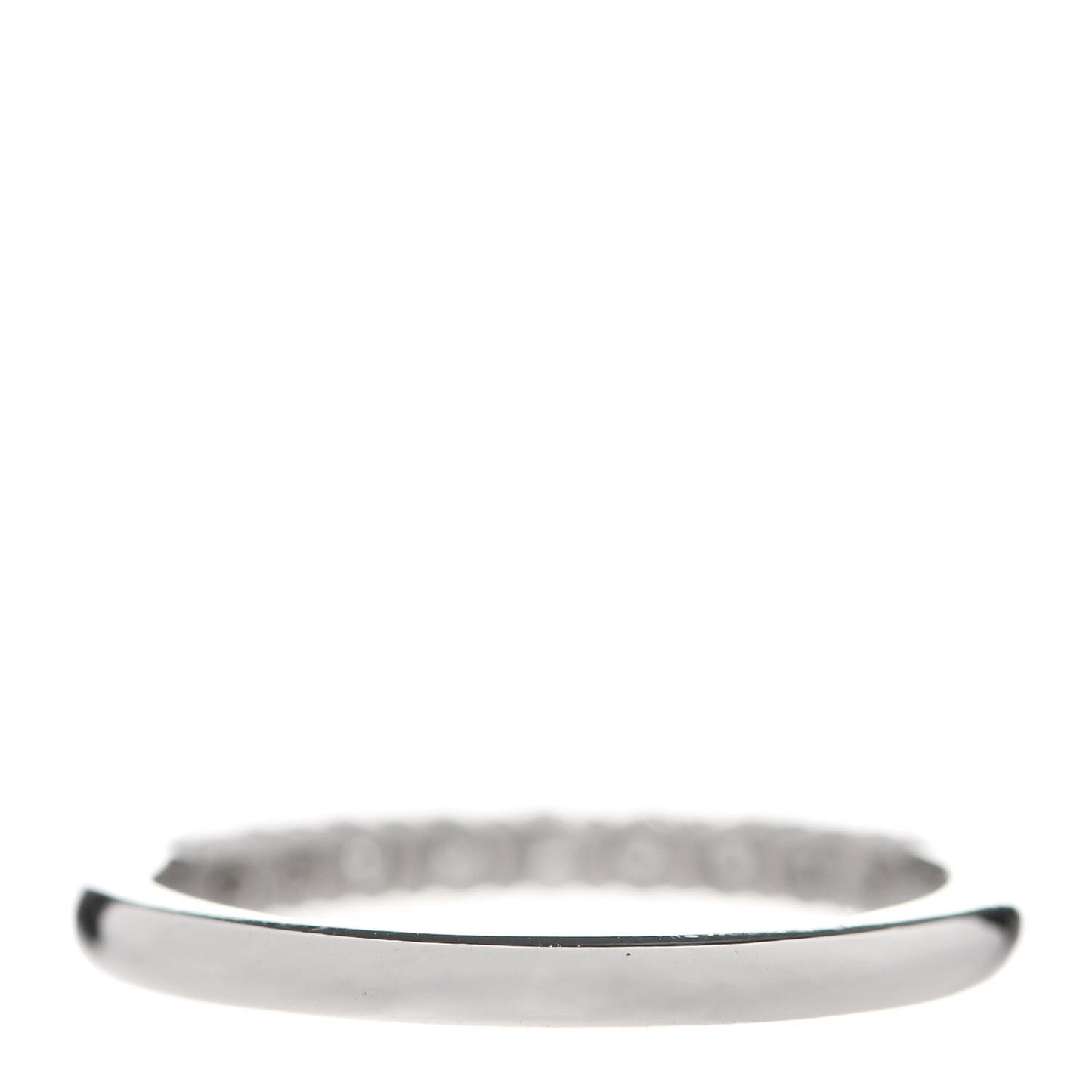 Platinum Diamond .25ctw Embrace Half Circle Band Ring 50 5.5