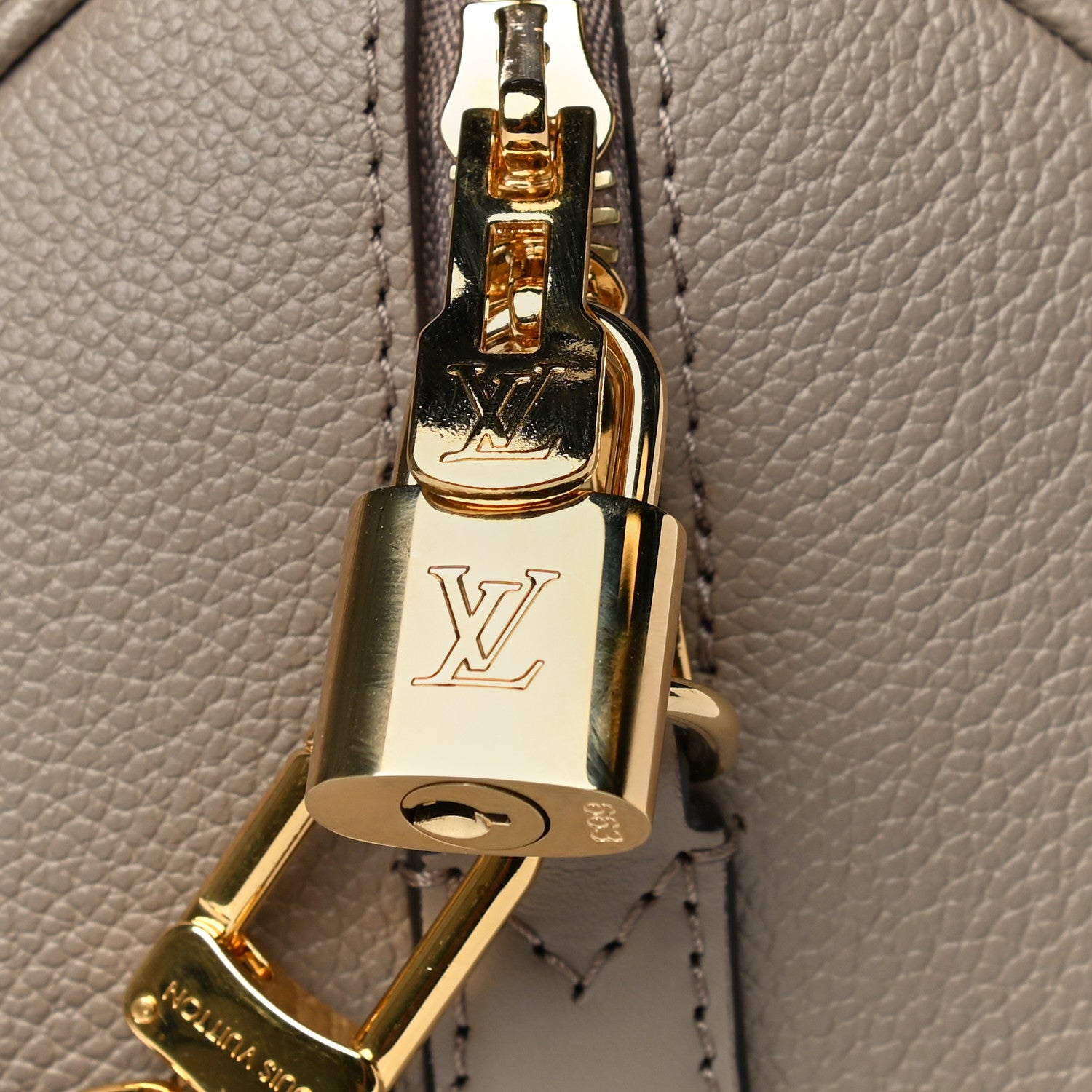 Louis Vuitton Empreinte Monogram Giant Speedy Bandouliere 25 Tourterelle 11 of 12