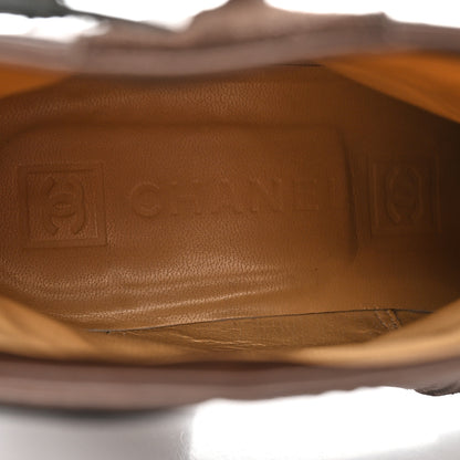 Chanel Calfskin Mid Calf Boots 40 Brown 7 of 13