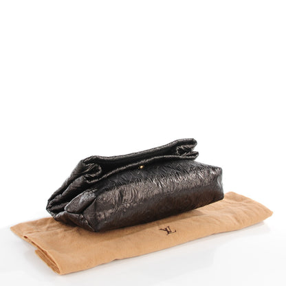 Louis Vuitton Jacquard Quilted Monogram Limelight Clutch PM Black 4 of 8