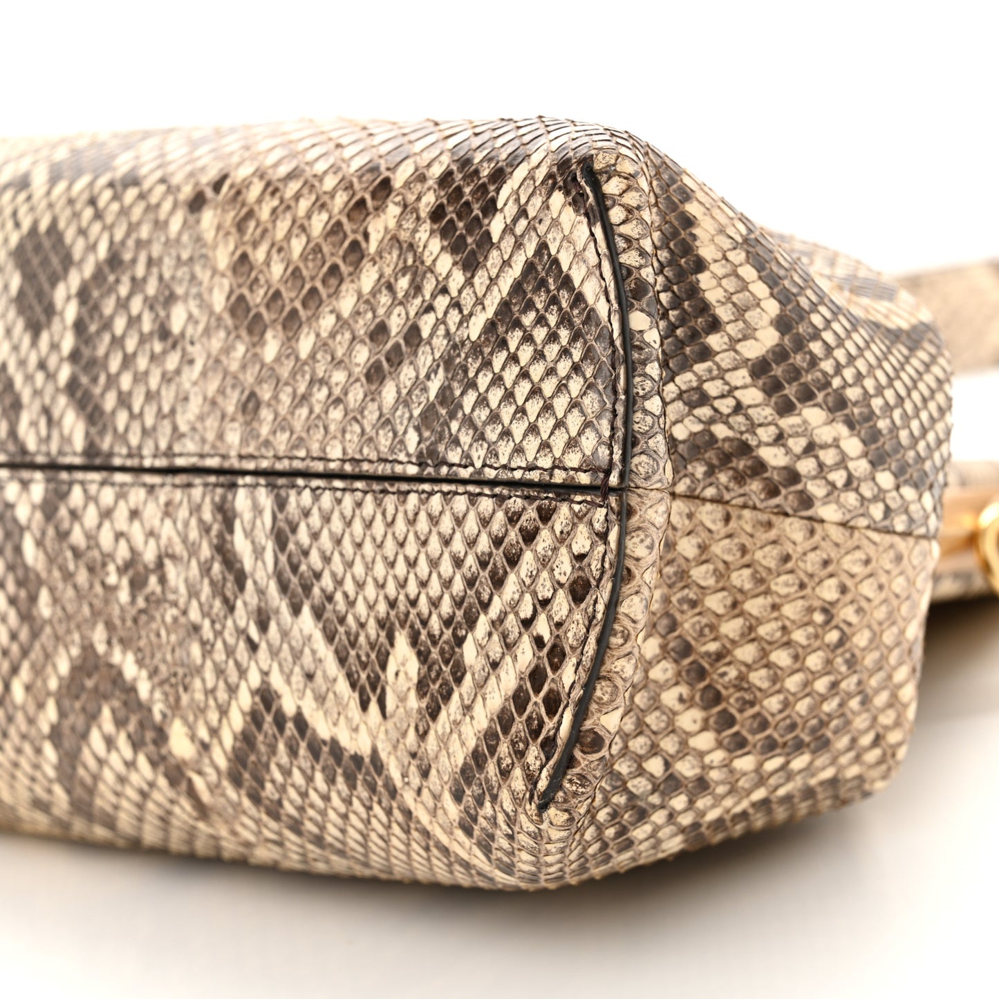 Snakeskin Small Fendi First Daisy Roccia