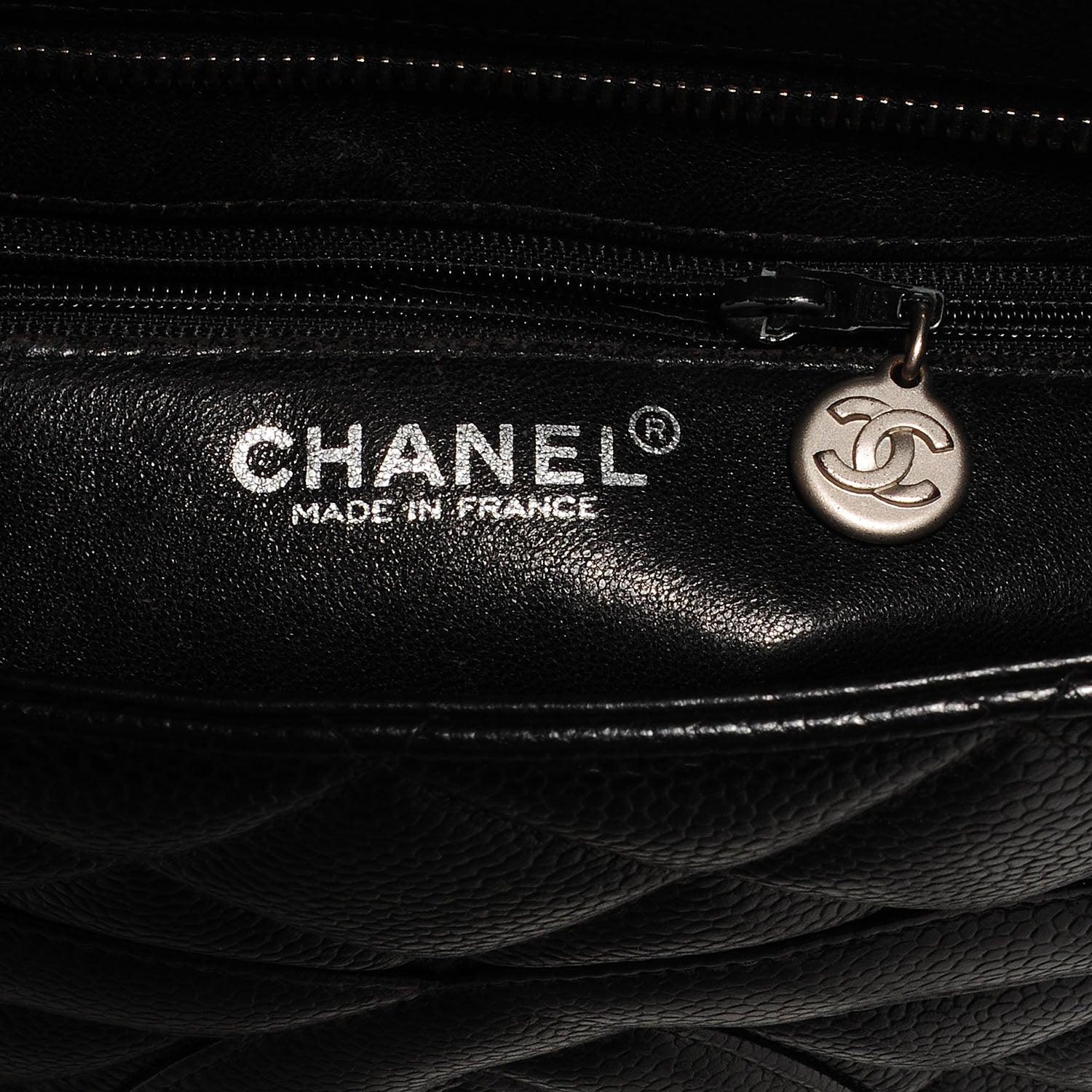 Chanel Caviar Medallion Tote Black 5 of 7